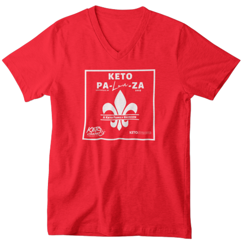 1. UPGRADE - Keto Pa-LOU-za 2023 V-Neck T-Shirt