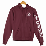 Low Carb Cruise 2025 Zip Hoodie