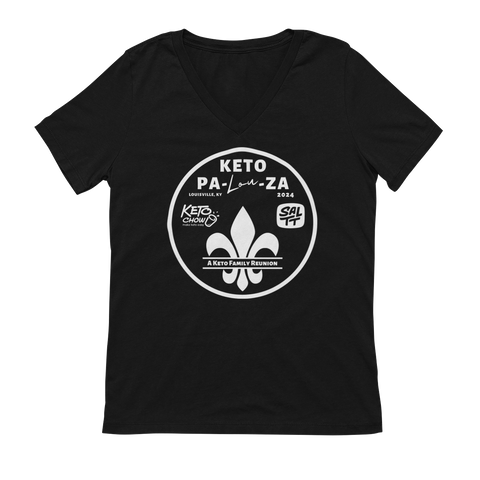 1. UPGRADE - Keto Pa-LOU-za 2024 V-Neck T-Shirt